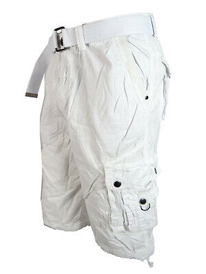Cargo Shorts Mens Fashion Belt Designer Lava Wash Colors Sizes 32 34 36 38 40 42