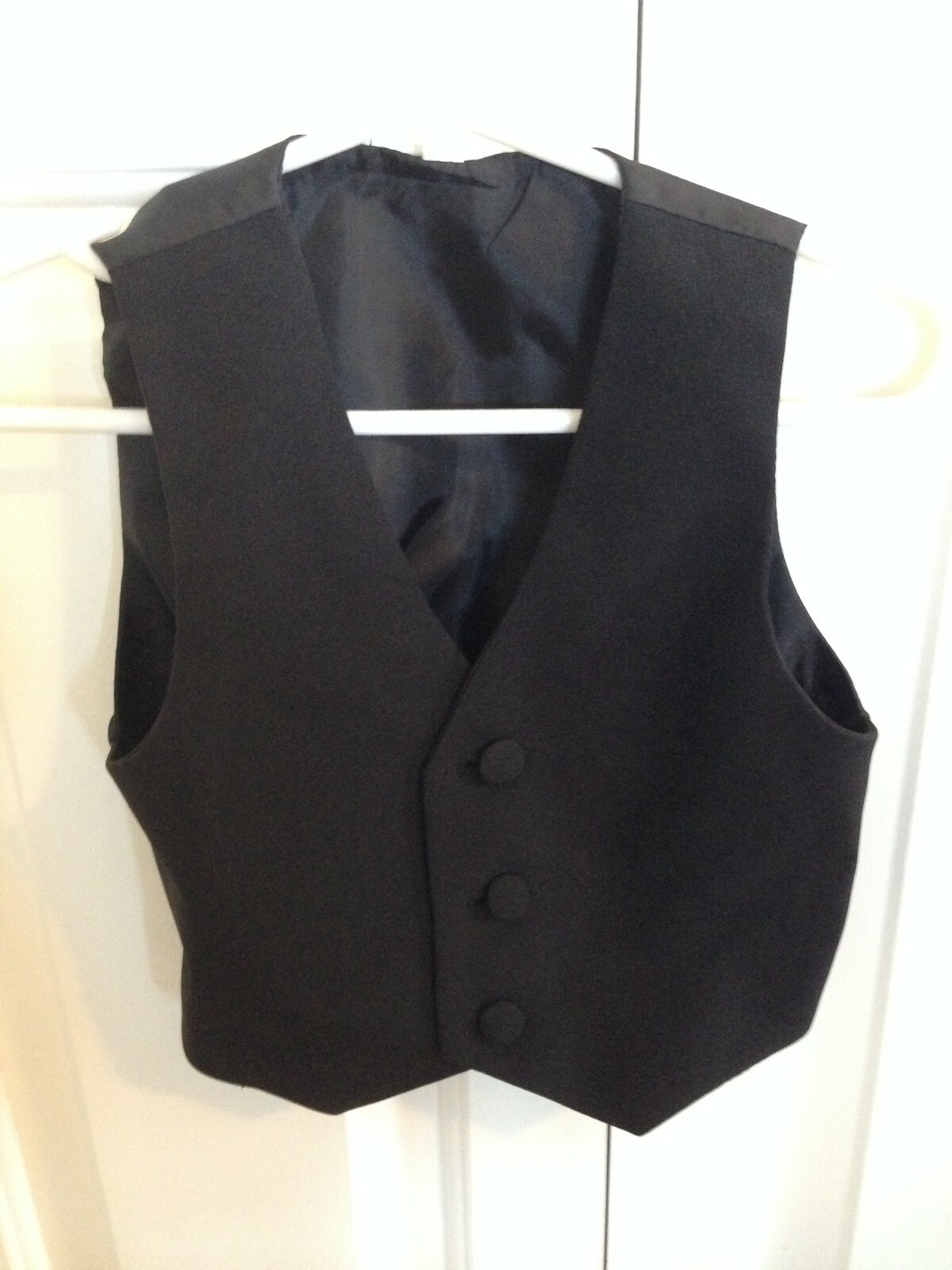 TODDLER BOYS  BLACK FORMAL 3 PIECE SUIT PLUS WHITE DRESS SHIRT - 24 MONTH (XL)