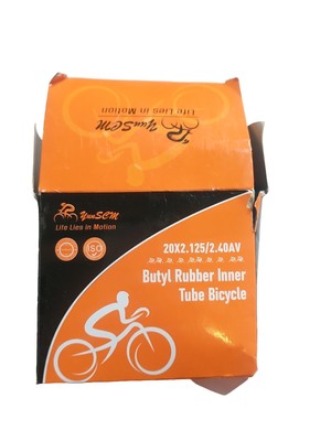 yun SCM butyl rubber inner tube bicycle 20x2.2.40v 2 pack Christmas  