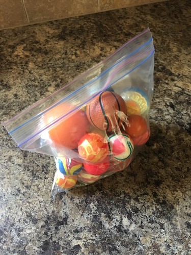 Vintage Rubber Bouncy Ball 31 Pc Lot ~ Vending Machine Toy Vitaball