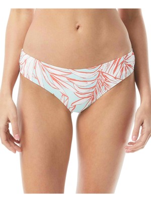 

VINCE CAMUTO SWIM Женский голубой купальник бикини со сборками и принтом, нижняя часть, Light blue
