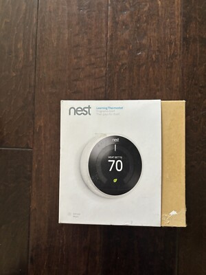 Nest T3017US 3rd Generation Programmable Wi-Fi Smart Learning Thermostat - White
