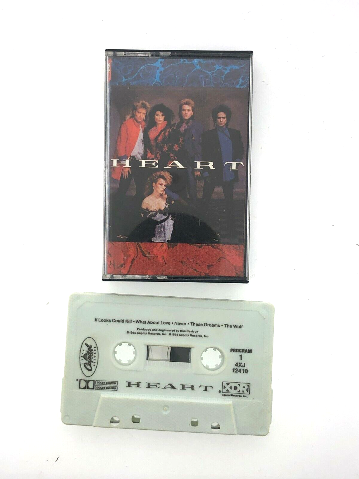 Heart - Self Titled (Cassette, 1985, Capitol Records, 4XJ 12410