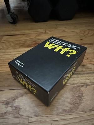 Wtf? The Wicked Party Game For Adults Who Should Know Better NEW