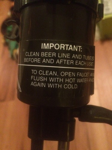 Beer Sphere Reusable Pump Tap Beer Keg Holiday Party Johnson Enterprises