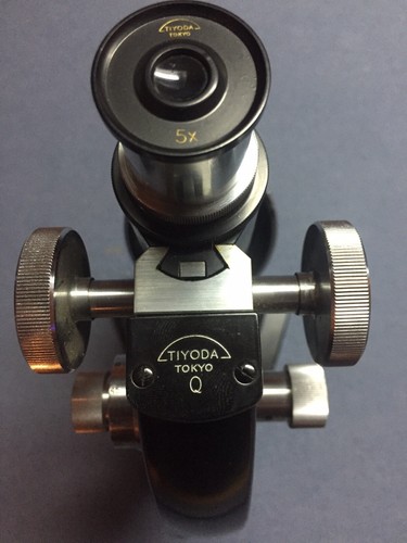 Tiyoda MKQ Folding Field Microscope Set In Case Made In Japan Vintage