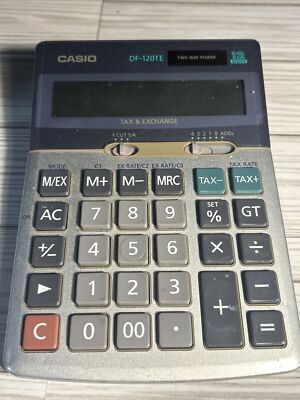 Casio Solar Calculator Tax & Exchange Type  Working Tested