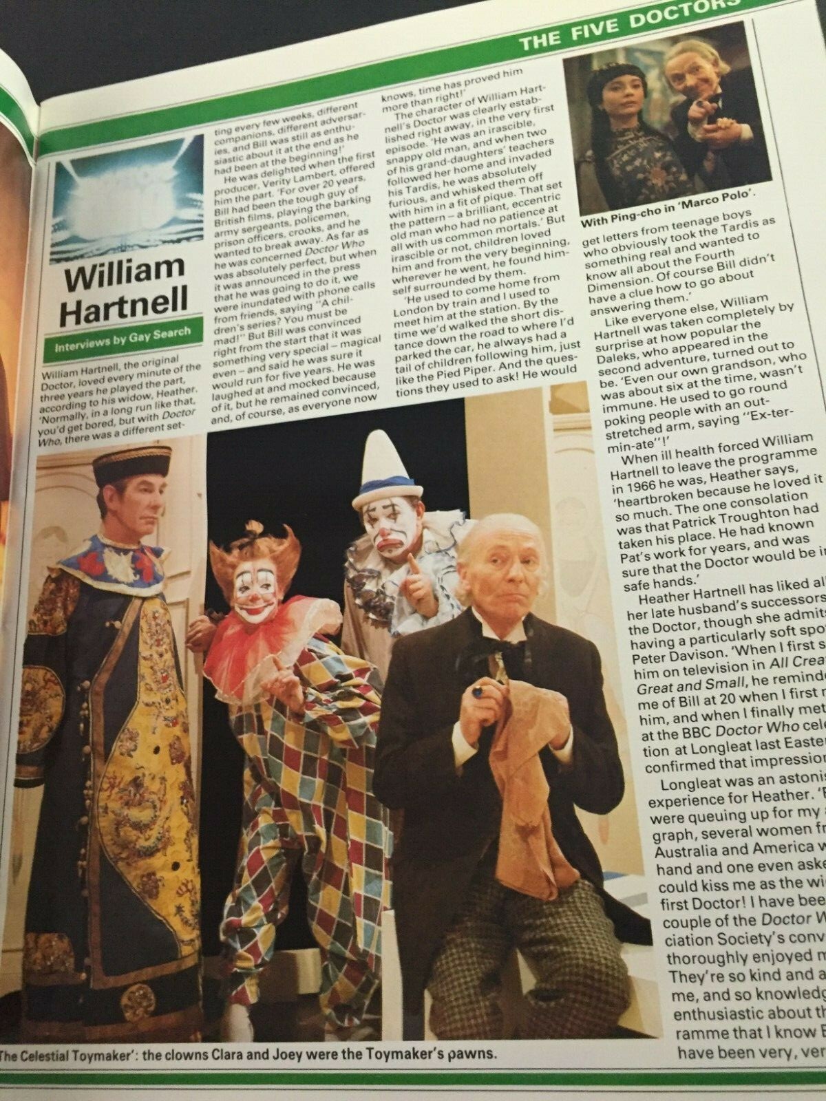 1983  Doctor Who TV's Timeless Time Lord 20th Anniversary Magazine with Poster