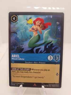 Disney Lorcana TCG Ariel - Whoseit Collector The First Chapter Non Foil 