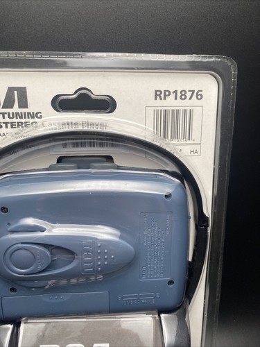 Vintage RCA Portable AM FM Cassette Player Digital Tuning Stereo Walkman RP1876