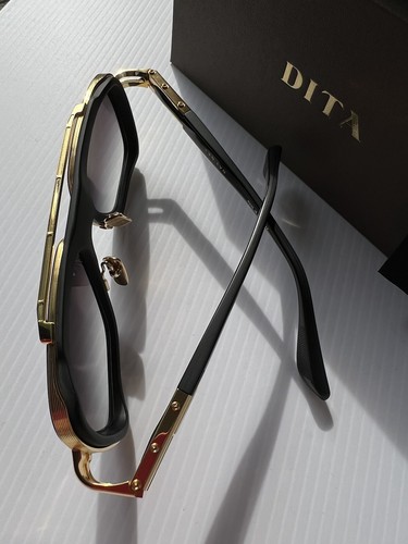 Pre-owned Dita Lxn-evo Dts403-a-01 Matte Black Gold Gray Gradient Lens Sunglasses Authenti