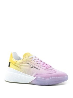 Женские розовые туфли STELLAMCCARTNEY на платформе с язычком и петелькой на каблуке 39