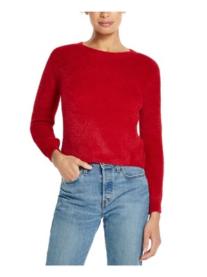 

WEATHERPROOF VINTAGE Женский красный свитер с длинным рукавом и круглым вырезом