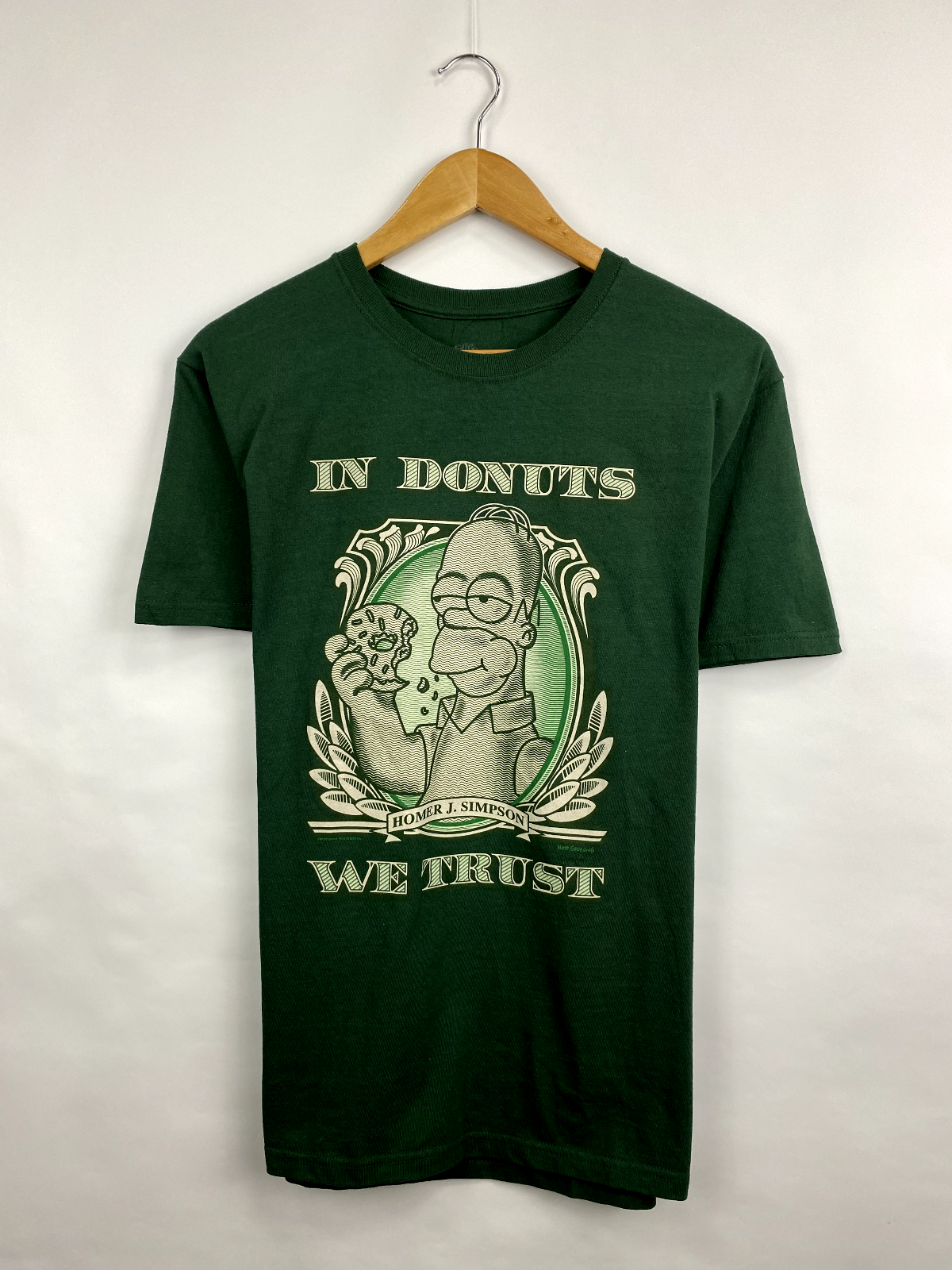 Vintage The Simpsons In Donuts Dolar Matt Groening t-shirt size M