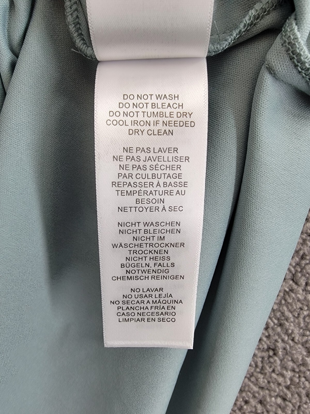 Adrianna Papell Plus Surplice Midi Dress Women's 22W Aqua Multi Back Zip Closure - Picture 15 of 18