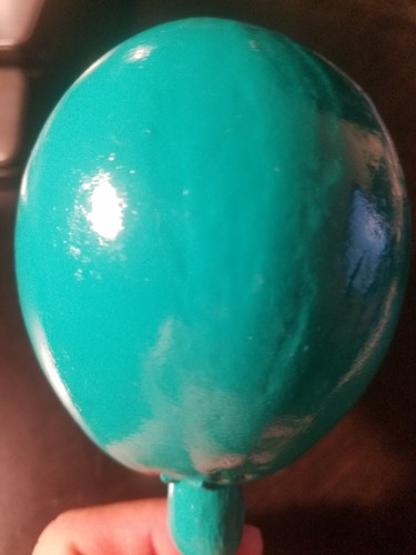 Hand-painted Mexico Maraca Green Wooden