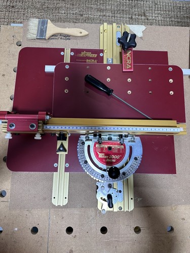 Incra Combo Miter Express Sled & Meter 1000 SE Cross Cut Gui