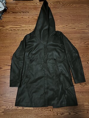 M0851 CANADA GREEN WAXED COTTON SHAWL HOODED TALMIGO WATER PROOF JACKET COA