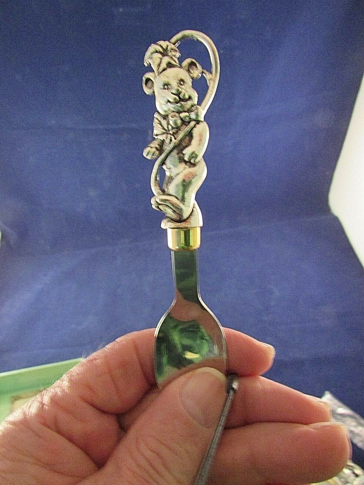 ARTHUR COURT DESIGNS BABY BOWL & SPOON TEDDY BEAR