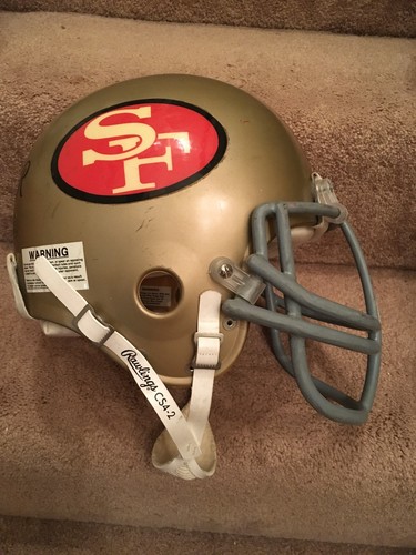 【再お値下げ！】NFL 49ers ヘルメット SAN FRANCISCO 49ers NFL Gameday AUTHENTIC Football Helmet w
