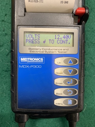 Midtronics MDX-P300 12V Battery & Charging System Tester USED IN GREAT CONDITION