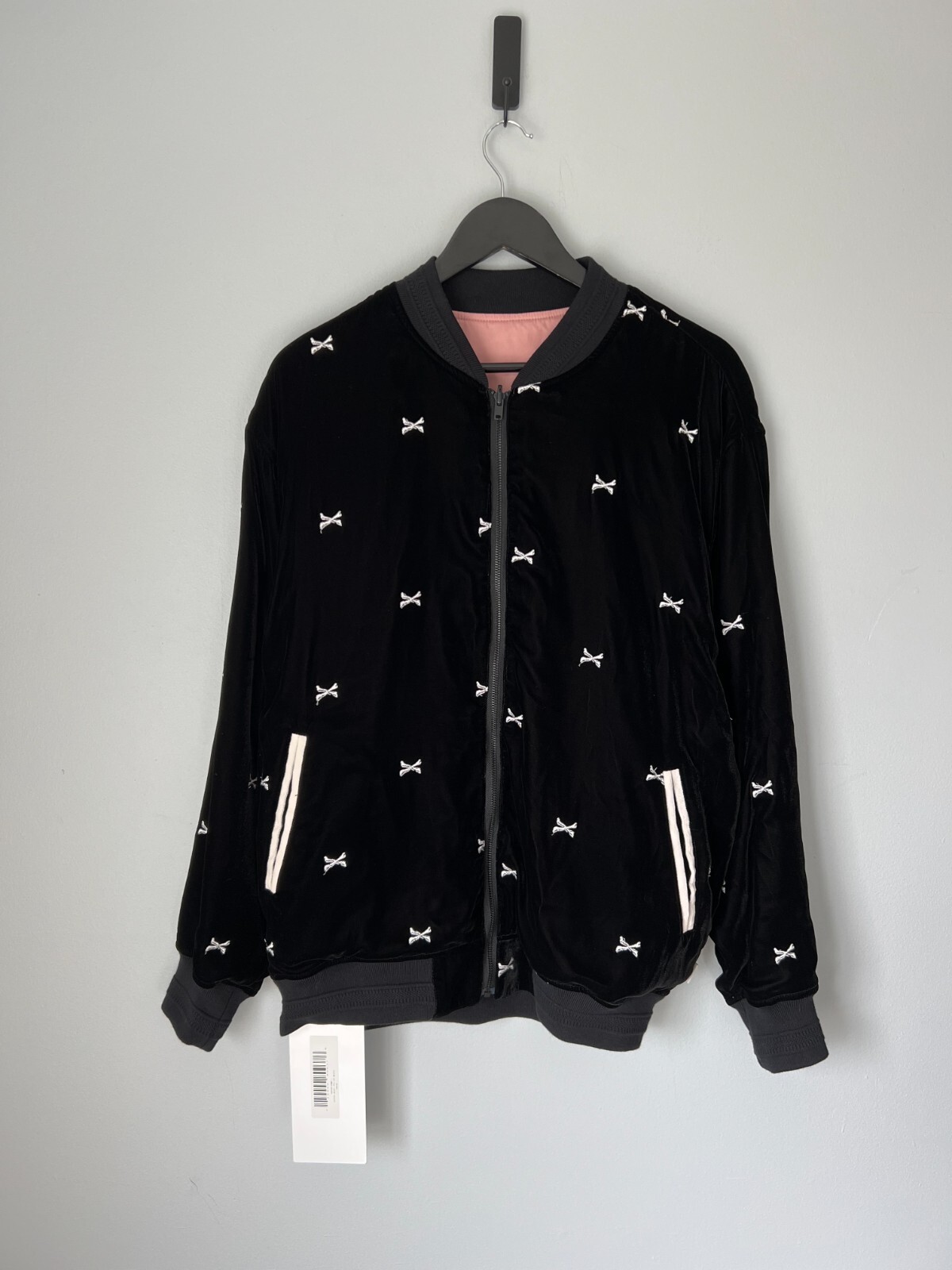 WTAPS Reversible Velvet Gutter Jacket - Size Large - Black WTAPS Reversible Velvet Gutter Jacket - Size Large - Black