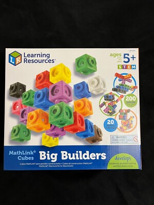 Learning Resources MathLink Maths Cubes, Set of 100