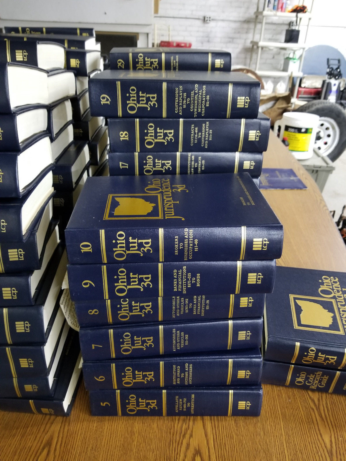 Complete Ohio Jurisprudence 3D 111 Total Volumes Law Legal Books