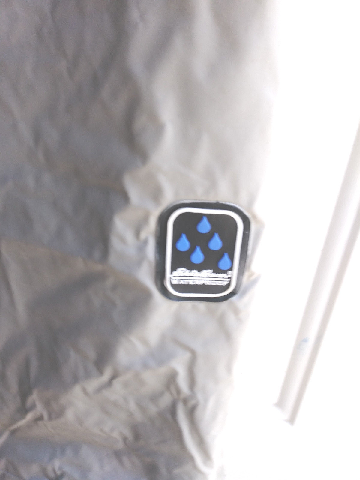 Eddie Bauer Waterproof 2 Piece Suit Unisex Size M  Gray