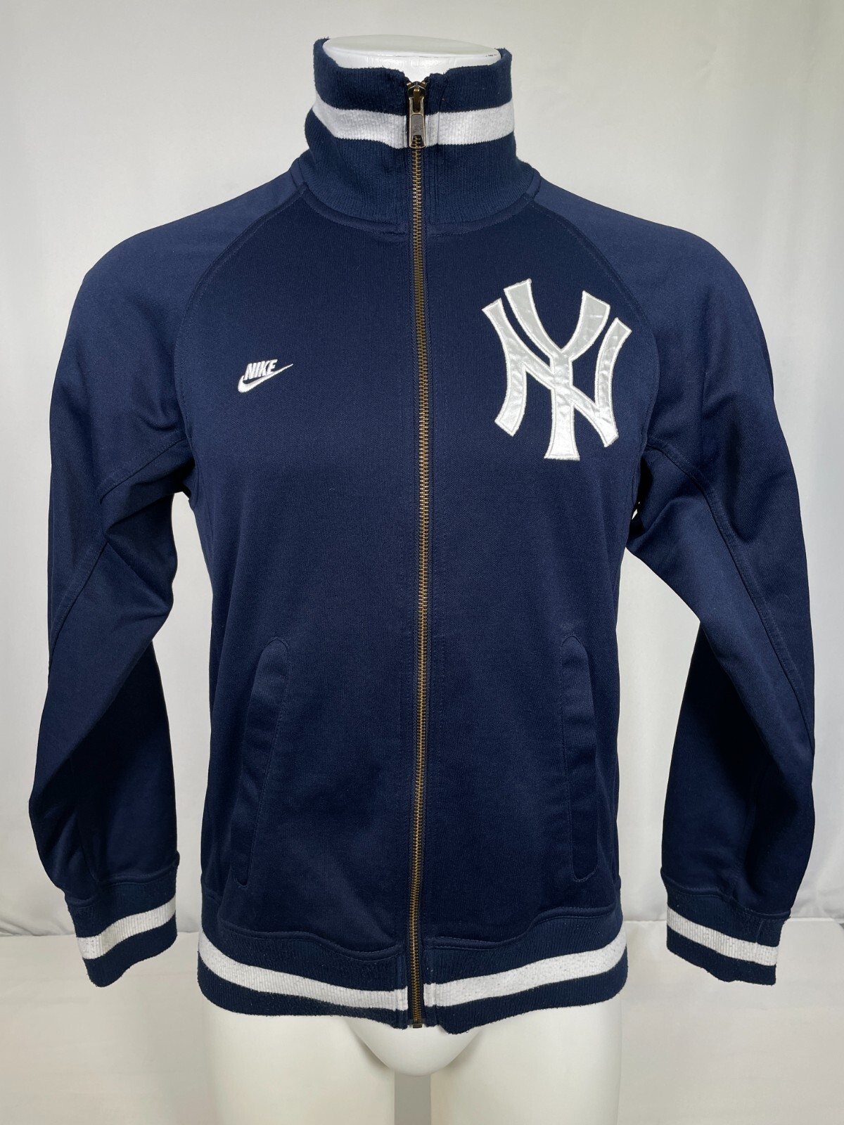 Nike New York Yankees ジャケット Men's New York Yankees Nike Navy Dugout Performance Full-Zip