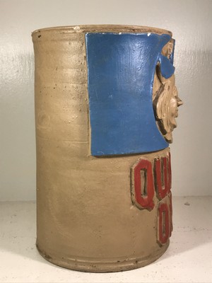 Outsider Art Quaker Oats Hand-Painted 8