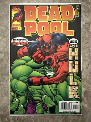 Deadpool #4 NM 9.4 (1997 Marvel Comics) - Deadpool vs Hulk