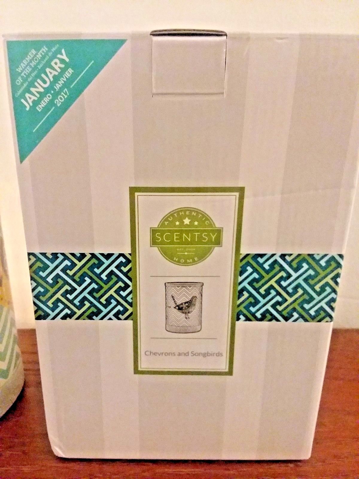 Chevrons and Songbirds Scentsy Warmer - NIB