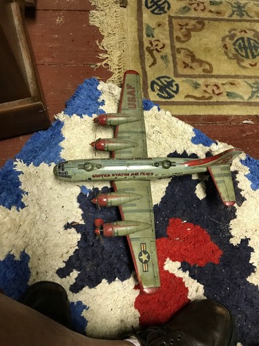 Toyama Toy Manufactory / Yonezawa Toy USAF Boeing B-50A BS650 Made in Japan Rare