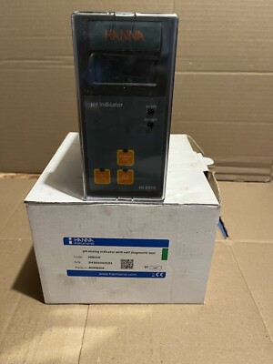 Hanna Instruments Hl-8510 Panel Mounted PH analog Indicator Self Diagnostic Test