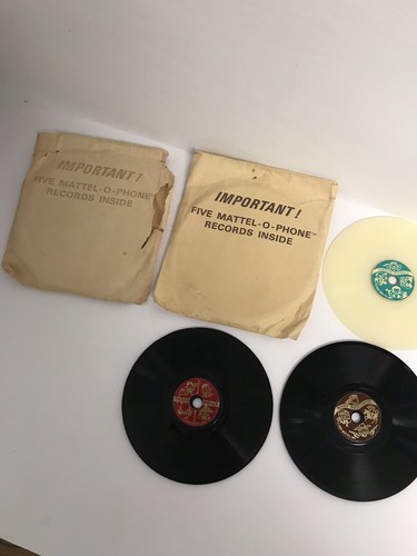 Vintage Mattel-O-Phone Records- Lot of 9