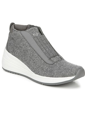 

RYKA Женские серые спортивные кроссовки на танкетке Goring Comfort Gwyn с круглым носком, Серый, G6282M1
