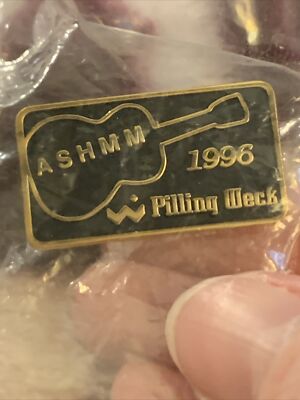 Vintage 1996 Pilling Weck ASHMM Gold Tone Enamel Lapel Pin (GW19)