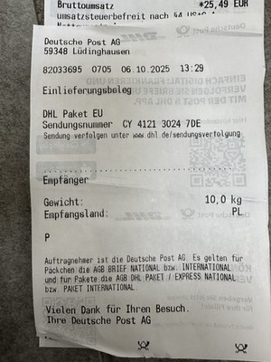 Zdjęcia przedmiotu od zweryfikowanego kupującego