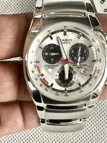 Casio Edifice Steel Silver Mens Watch EF510D-7AV | eBay Casio Edifice Steel Silver Mens Watch EF510D-7AV | eBay