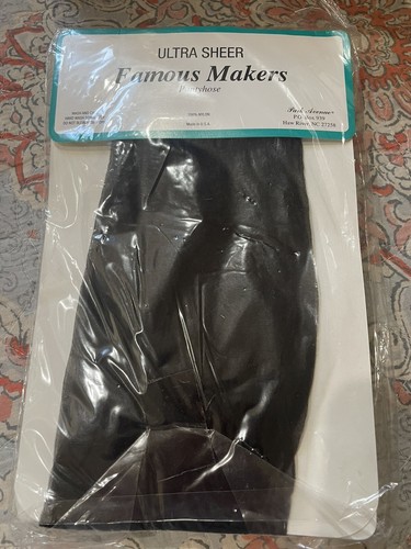Vintage Famous Maker Ultra Sheer Pantyhose Park Avenue New 100% Nylon Pick Color