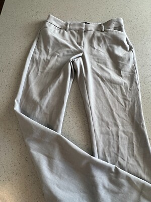 EXPRESS EDITOR BARELY BOOT LOW RISE GREY DRESS PANTS SZ 2R