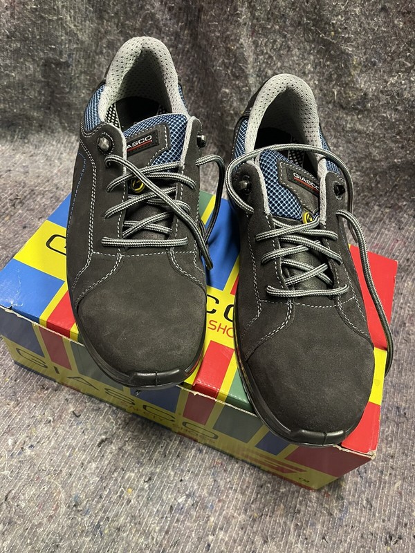 Giasco S3 Sicherheitsschuhe Kayak Esd Veloursleder Grau/Blau Bequem âTopâ