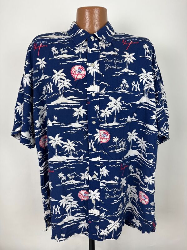 Yankees Reyn Spooner Baseball Hawaiian Shirt 2XL New York Yankees Reyn Spooner Baseball Hawaiian Shirt 2XL New York
