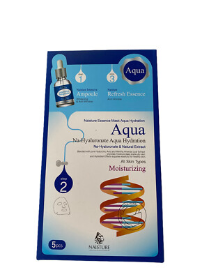 Naisture Aqua Face Mask With Hyaluronic Acid For Dry Skin -moisturizing Essence