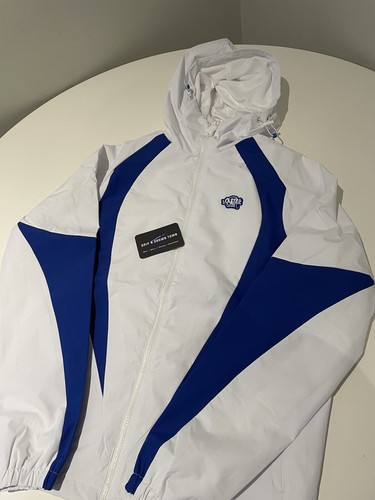 Syna world VORTEX WOVEN Windbreaker JACKET WHITE / BLUE