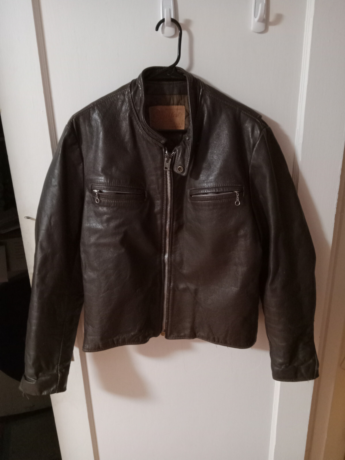 Vintage Genuine Motorcycle Excelled Leather Jacket Mens