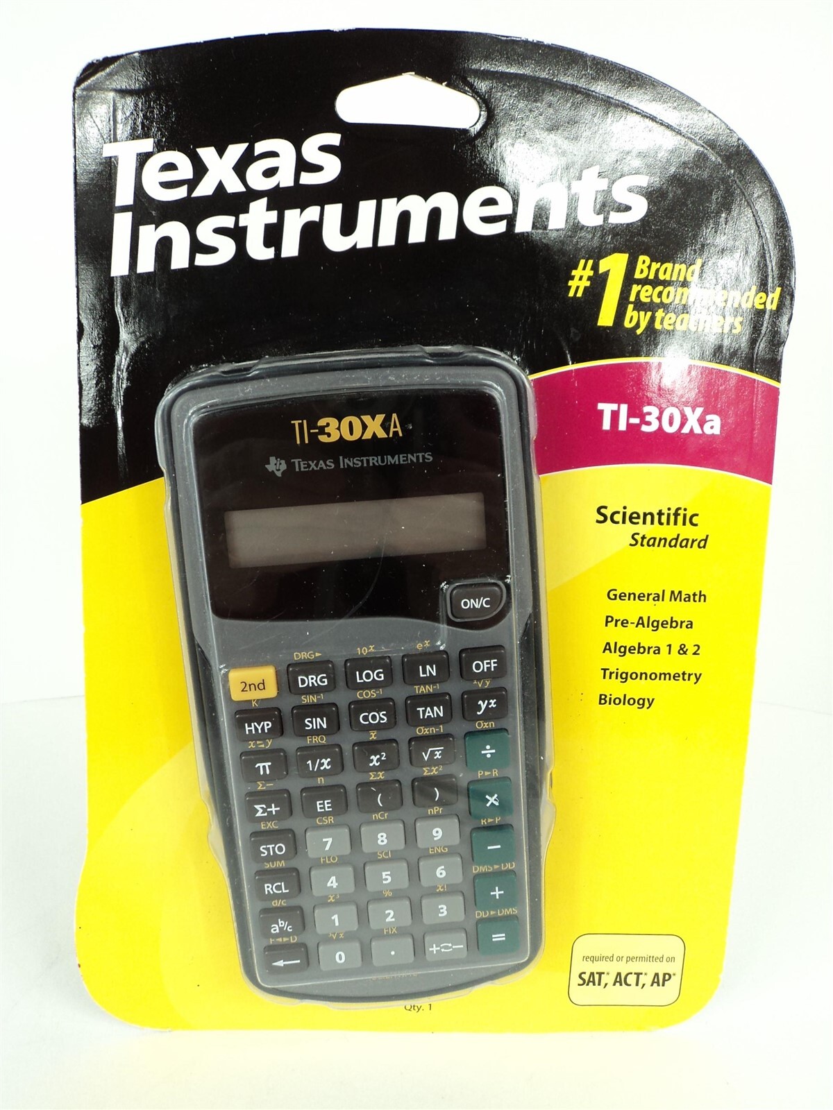 Texas Instruments TI-30Xa Scientific Calculator - SAT ACT