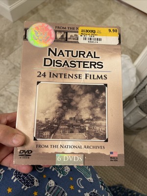 Natural Disasters From National Archives 24 Intense Films 6 DVD Set 8 Hour