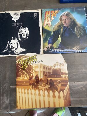 Duane And Greg Allman- Gregg Allman Band- Dickey Betts Lot Of 3 Lp VG Play Test